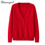 Women's Cashmere Cardigan For Women Long Sleeve Knitted Female Cardigans Short Ladies Cardigans Women's Sweater Autumn