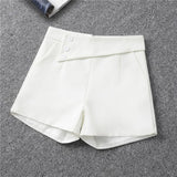Toloer Women's Spring Wear 2024 New Skinny Casual Shorts Wear Versatile Women's Pants-Outfit