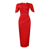 Women's 2025 Summer New Fashion Elegant Banquet Dress African