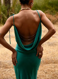 Sexy Straps Backless Long