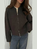 2025 New Casual Fashion Simple Zipper