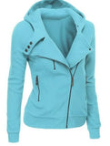 Winter Zipper Hoodies Sweatshirt Women Long Sleeve Hoody Warm Jackets Zipper Tracksuit Hoodie Sweatshirt Pullovers
