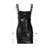 Toloer Women's INS Wind 2024 Autumn Winter One Word Collar Sexy Sling Strapless Hip Dress Women-Outfit