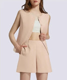 New Fashion Temperament Vest Suit Women's