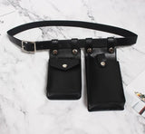Multicolor Orange Mini-bag Split Joint Pu Leather Belt Personality Women New Fashion Tide All-match Spring 2023