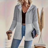Autumn And Winter Fashion New Splicing Large-Size Casual Loose Coat Women's