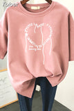 Oversized T Shirts 100% Cotton Plus Size T Shirt Summer Top Tees Heart Printed O Neck L-6XL Short Sleeve Tshirt