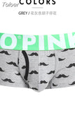 Fashion Printing Cotton Man Short Straight Angle Underpants boxer boxershorts men underwear boxers cuecas panties