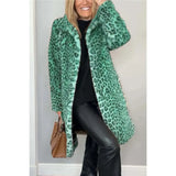 2025 Fashion Leopard-Print Warm Plush Long