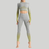 Piece Push Up Set Leggings Shirt Gym Sets Tracksuit Women Workout Gym Clothing Sport Clothes Fitness Suits Women's
