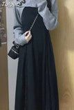 Clothes 2 Piece Set for Women Fashion Dresses Outfits Cropped Tops Slim Fit Sling Dress Sets Roupas Femme Korean Suit