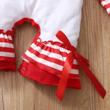 Baby Girl Christmas Print Romper with