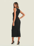 Famous Wind Sling Dress Sexy Hottie Repair Button Open Design Style Hip