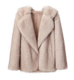 Faux Fur Fringe Coat-Outfit