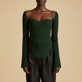 Black Slim Sweater For Women Square Collar Long Sleeve Side Split Knitted Pullover Female 2022 New