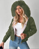 2025 Casual Jacket With Thick Hairy Bribute