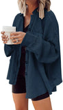2025 New Coat Fashion Casual Collar Pocket Splicing Irregular Shirt Jacket