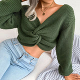 Wind 2025 Autumn/Winter Long-Sleeved Knitted Sweater Women's