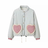 Women's New Lattice Cotton Clothes Printed Cotton Clothes