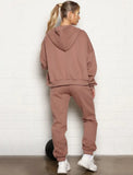 Casual Zipper Hoodes And Pant 2 Piece