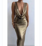 Women's New V-Neck Sleeveless Long