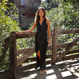 Spring And Summer Fashion Sexy V Sleeveless Evening