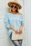 Boat Neck Openwork Tunic