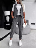 Fashion Casual Striped Printed A Vest Suit Women's