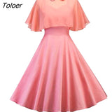 Gorgeous Chiffon Gothic Doll Collar Party Dress Eye-catching Lady Dress Solid Color for Daily
