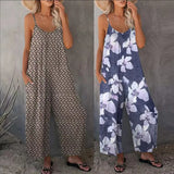 2025 Summer Large-Size Women's Clothing Casual Sleeveless Loose Broad-Legged