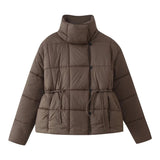 Autumn Women's Fashion Three-Color Solid Color Zipper Wool