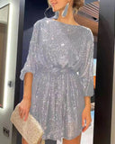 Festival Party Shiny Crystal Beads Dress Dress Dress