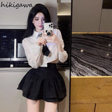 for Womens High Waist Slim Fit Summer Jupe Y2k Clothes Korean Fashion A-line Mini Skirt 2023 Faldas Mujer De Moda