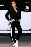 Striped Velour