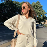 polo collar Autumn Winter Sweater pullovers Women 2021 loose thick cashmere Sweater Pullover women oversize sweater