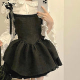 Black Chic New Lolita Japanese Princess Style Shirt Harajuku Long Gigot Sleeve Chiffon Tops Bowknot Lace Sweet Blouse