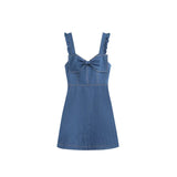 Piece Dress Set Women Fashion Suits Y2k Mini Dress + Casual Blouse Kawaii Clothing Elegant Denim Jean Dress Female 2022
