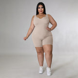 And American Plus Size Ribbed Sleeveless