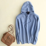 Hoodies Women Hooded Sweatshirt Femme Grande Taille Warm Pink Cashmere Hoodie Woman Womens Knitted Hoodie