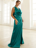 Cowl Neck Split Sleeveless