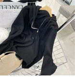 Toloer Hoodie Female Autumn New Loose Show Thin Design Sense Spring And Summer Coat Female Zipper