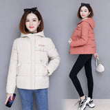 Coat Women 2020 Fashion Winter Jacket Women Cotton padded Parka Outwear Hooded Short Female Jacket Coat Plus Size