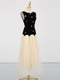 Design Dress Women 2025 Summer New Elegant Wind Nail Design Feel Sleeveless Body