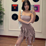 Hottie Girl Dress Tight Design Tidly Twisted Bosom Sexy Corset