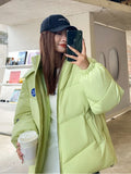 Women Jacket Winter 2022 Women Warm Parka Coat Short Cotton Padded Coat Warm Fashion Loose Clothing Outerwear