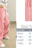 Pockets Cargo Pants Women Straight Loose Wide Leg Mom Jeans Vintage 90S Aesthetic Low Waist Streetwear Baggy Denim