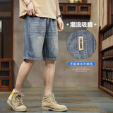 Loose Boys Casual Pants Five-Point Trousers New Thin Men's Workwear Brand Summer 2025 Shorts Five