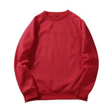 Men New Autumn Fashion Solid Color Hoodies Sweatshirt Male Large Warm Men Long Sleeve Hooded