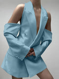 New Shoulder-Bubble Bead Sleeve Fashion Suit Coat Women's