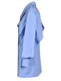 Fashion Women's 2 Pcs Set Slim Lapel Short Coat Skeeveless Single Breasted Waist Mini Shirt Dress Summer 2023 New